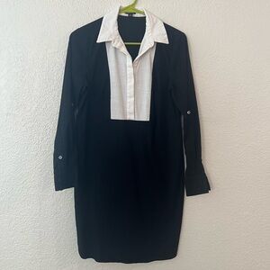 Ann Taylor Black and White Dress